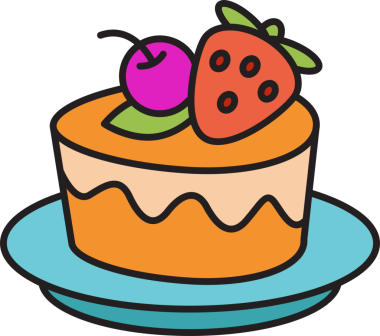 Cheesecake Tatlı Simgesi Clipart