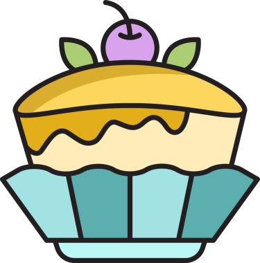 Cheesecake Tatlı Simgesi Clipart