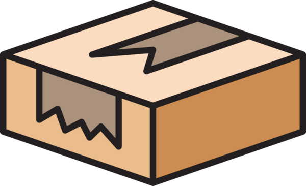 Karton Kutu Simgesi Clipart
