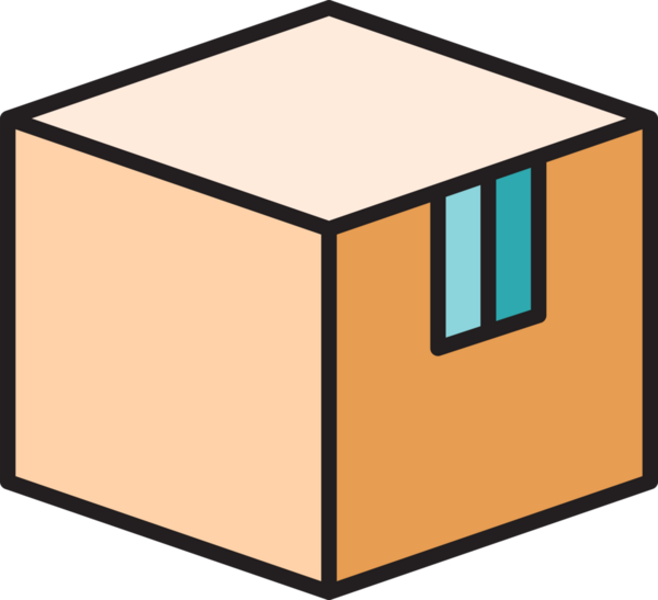 Karton Kutu Simgesi Clipart