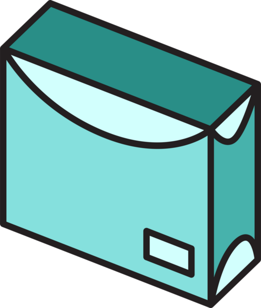 Karton Kutu Simgesi Clipart