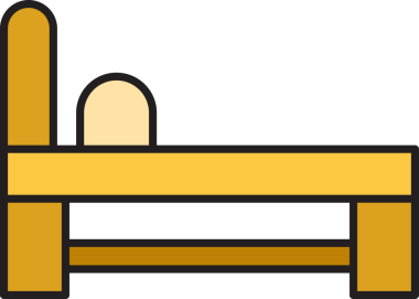 Yatak Simgesi İllüstrasyon Clipart