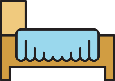 Yatak Simgesi İllüstrasyon Clipart