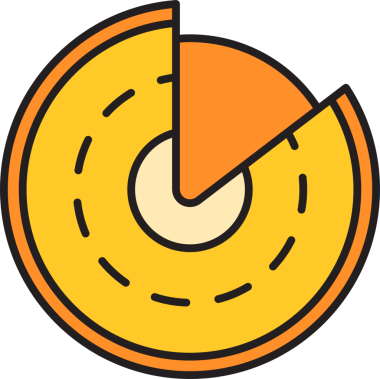 Veri Turtası Çizelgesi Simgesi