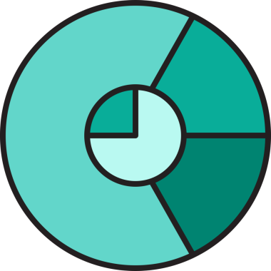 Veri Turtası Çizelgesi Simgesi