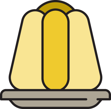 Pudding Cheesecake Çizim Klibi