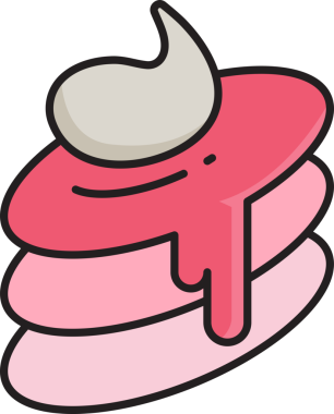 Pudding Cheesecake Çizim Klibi