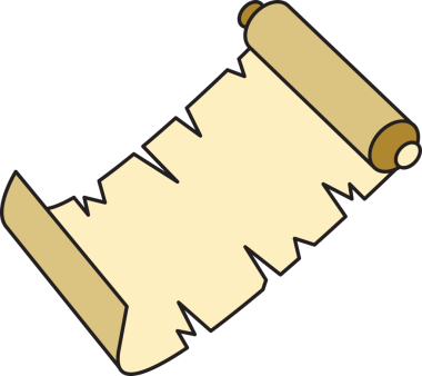 Antik Papirüs veya Antika El Yazması Çizimi