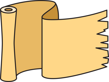 Antik Papirüs veya Antika El Yazması Çizimi