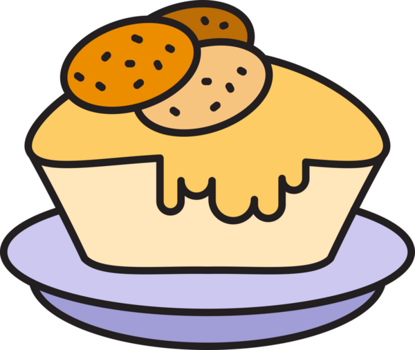 Cheesecake Simgesi İllüstrasyon Klibi