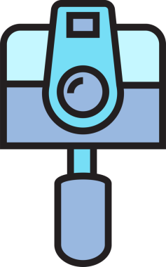 Selfie Çubuk Simgesi ile Kamera