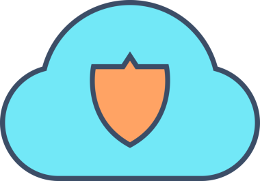 Güvenli Bulut Simgesi Clipart