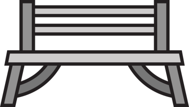 Park Bench Simgesi Clipart