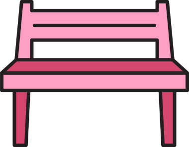 Park Bench Simgesi Clipart