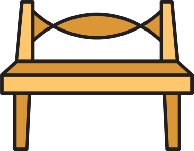 Park Bench Simgesi Clipart