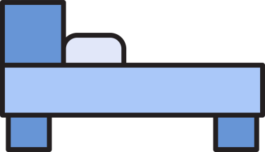 Yatak Simgesi İllüstrasyon Clipart