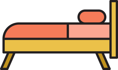 Yatak Simgesi İllüstrasyon Clipart