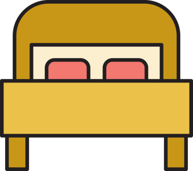 Yatak Simgesi İllüstrasyon Clipart