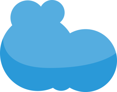 Mavi Bulutlu Resim Clipart