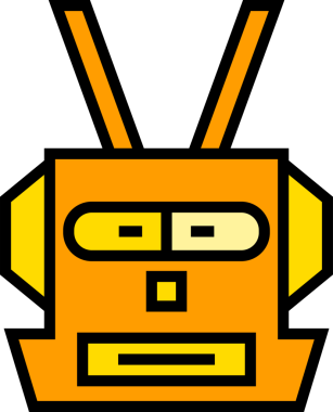 Robot Yüzlü Avatar Simgesi