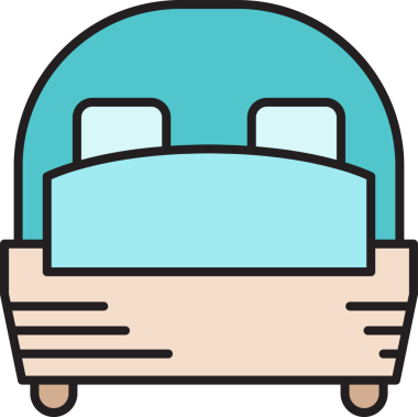 Yatak Simgesi İllüstrasyon Clipart