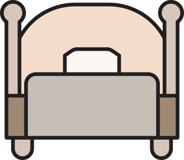 Yatak Simgesi İllüstrasyon Clipart