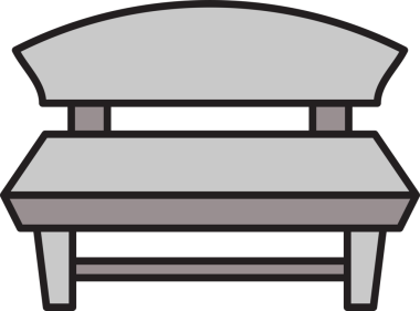 Park Bench Simgesi Clipart