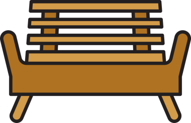 Park Bench Simgesi Clipart