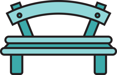 Park Bench Simgesi Clipart