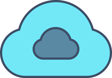 Bulut Sunucusu Simgesi Clipart