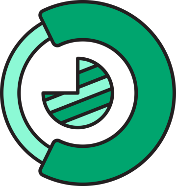 Veri Turtası Çizelgesi Simgesi