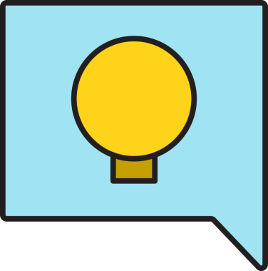 İleti ve Ampul Simgesi