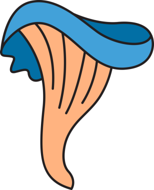 Mantar Simgesi İllüstrasyon Klibi