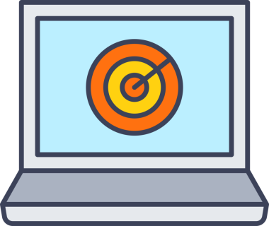 Dizüstü bilgisayar ve Dart Simgesi