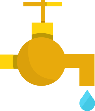 Su Musluğu Simgesi Clipart