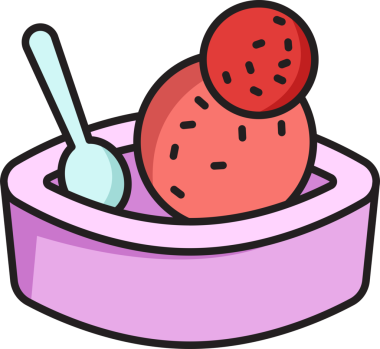 pasta ve fırın ikonu illüstrasyonu