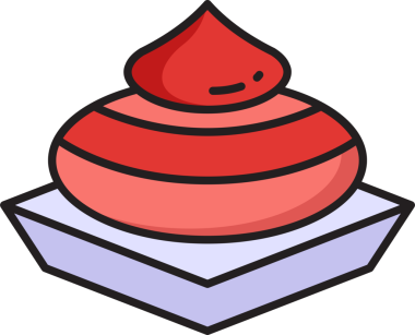 pasta ve fırın ikonu illüstrasyonu