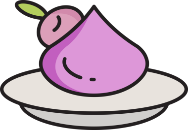 pasta ve fırın ikonu illüstrasyonu