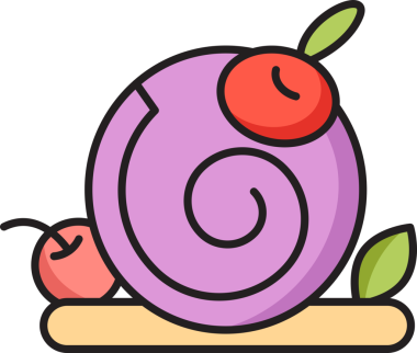 pasta ve fırın ikonu illüstrasyonu