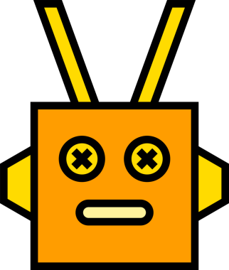 Komik Robot Avatar Clipart