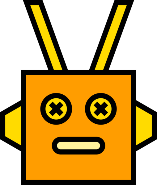 Komik Robot Avatar Clipart