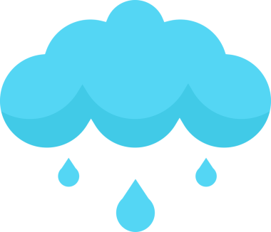 Yağmur Simgesi İllüstrasyonu Clipart