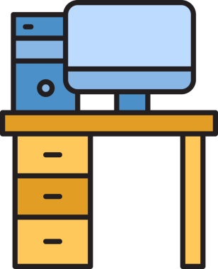 Masaüstü Bilgisayar Simgesi Clipart