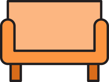 Kanepe Simgesi İllüstrasyon Clipart