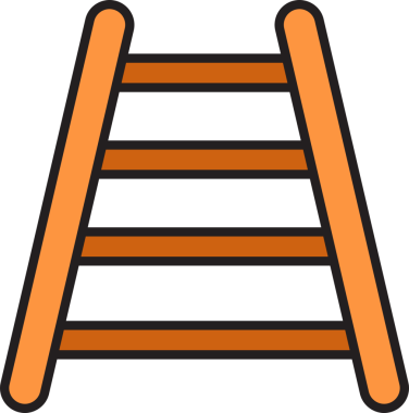 Merdiven Simgesi İllüstrasyon Clipart