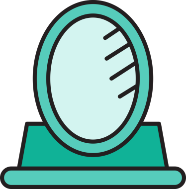 Makyaj Aynası Simgesi Clipart