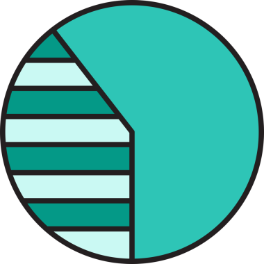 Veri Turtası Çizelgesi Simgesi