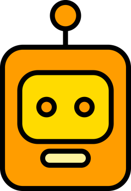 Robot Yüzlü Avatar Simgesi