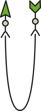 Dekoratif Ok Sembol İllüstrasyonu