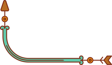 Dekoratif Ok Sembol İllüstrasyonu